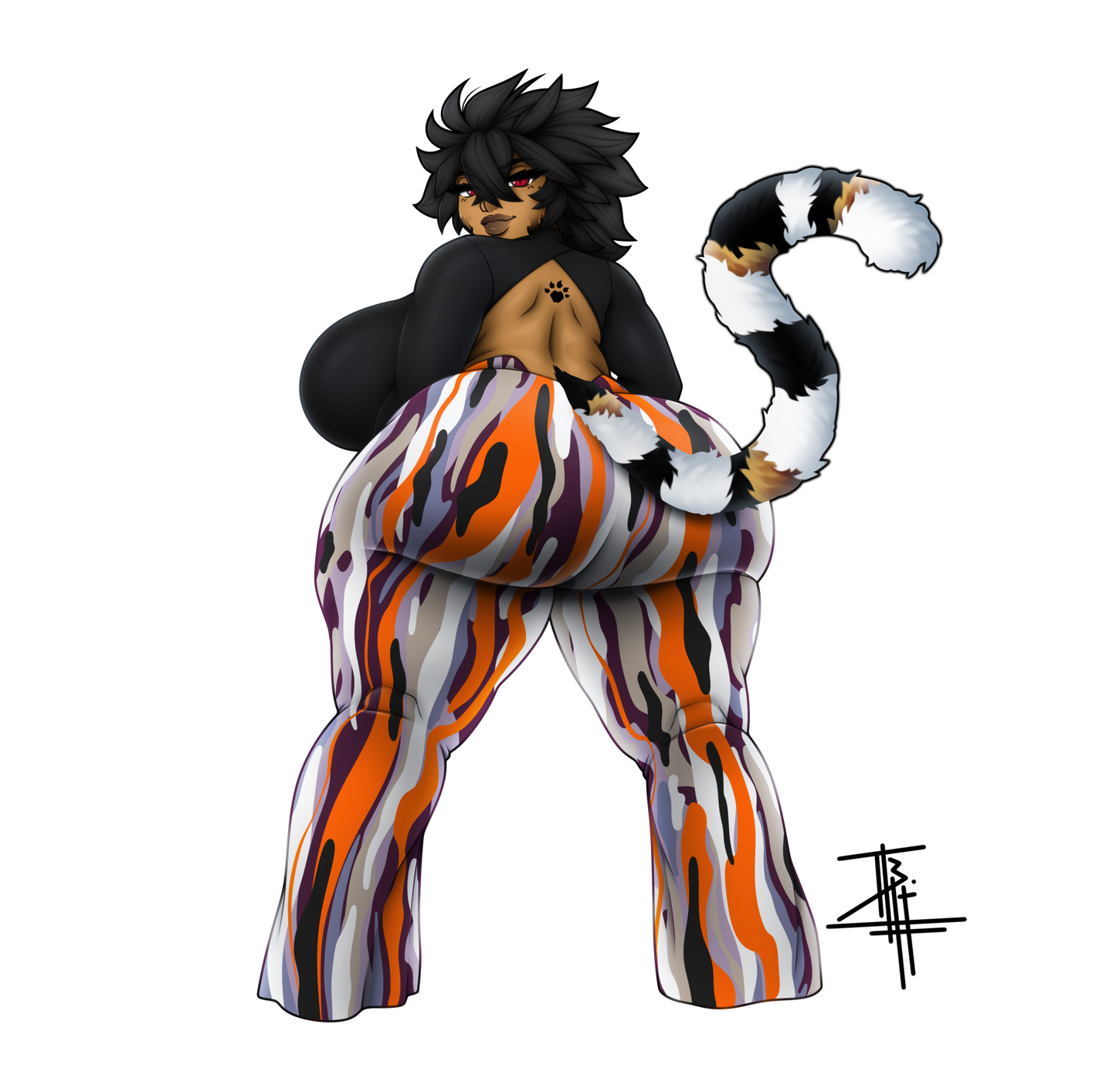 Sable Camo Flare Legging’s