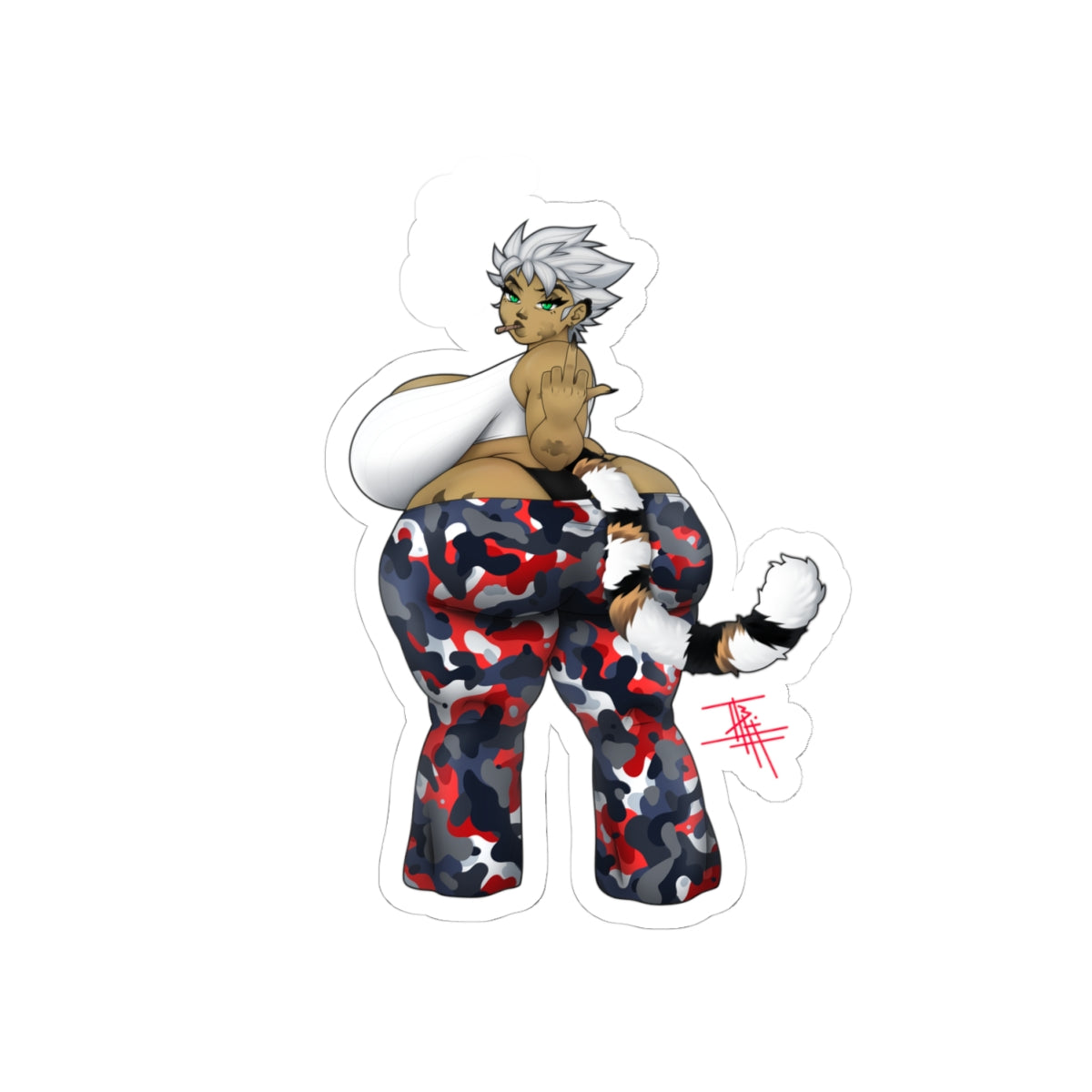 Yukiko Camo Flare Legging’s