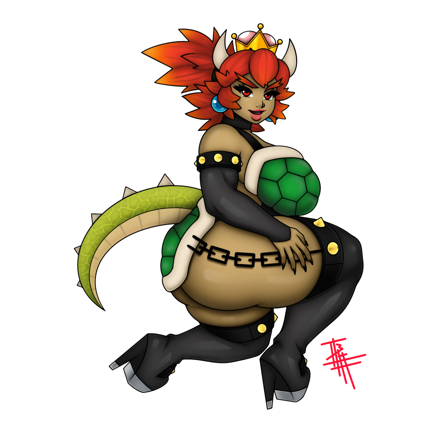 Bowsette “Dark Skin”